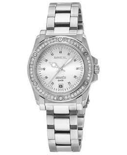 Breil Watch, Womens Manta Stainless Steel Bracelet 34mm TW0796   All