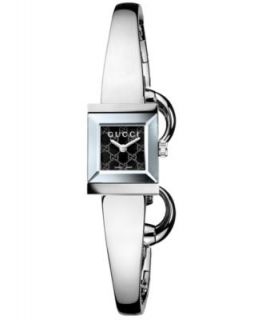 Gucci Watch, Womens Swiss G Frame Stainless Steel Bangle Bracelet