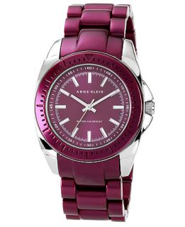 Anne Klein Watch, Womens Purple Aluminum Bracelet 35mm 10 9979PRPR