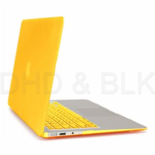 in 1 Yellow Hard Case for Macbook Air 11 + Keyboard Cover + Screen