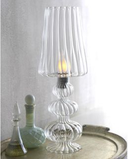 Madelynne Mini Table Accent Lamp Clear Glass French Old World