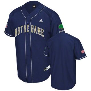 Notre Dame Fighting Irish Premier Adidas Baseball Jersey XL