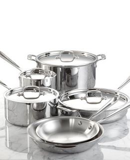 All Clad Stainless Steel Cookware, 10 Piece Set   Cookware   Kitchen