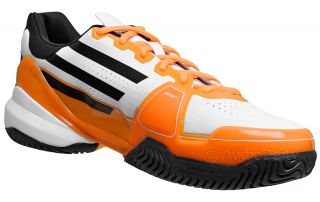 New $120 Adidas Adizero Feather Mens Tennis Shoes, Size 13, White
