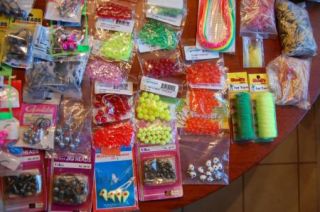 Lot of Misc Lure Making Jig Making Lures Supplies Fishing Items
