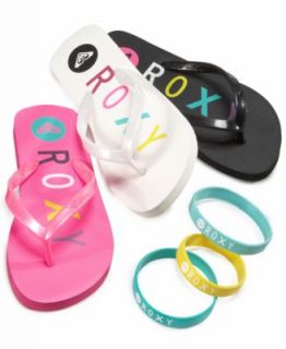 Roxy Kids Shoes, Little Girl Flip Flop and Bracelet   Kids Girls 7 16
