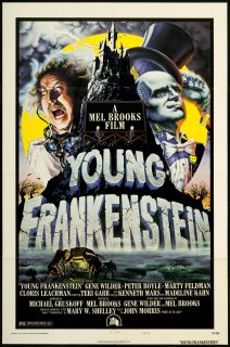 Young Frankenstein 1974 Original U s One Sheet Movie Poster