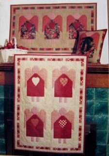 Pattern Wall Quilt Quilting Applique Primitive Christmas Angel Angels