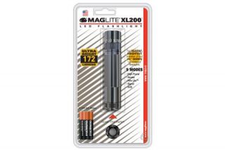 Maglite XL200 3 Cell AAA LED Flashlight Gray Blister Pack S3096 XL200