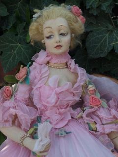 Lenci Madame de Pompadour Doll with Original Tag 165 16 1927