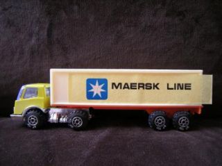 Maersk Line Semi Truck Advertising Mini Toy Vintage
