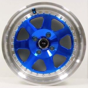 15 Rota Jmag J Mag Wheels Tires 4x100 Blue Honda Civic