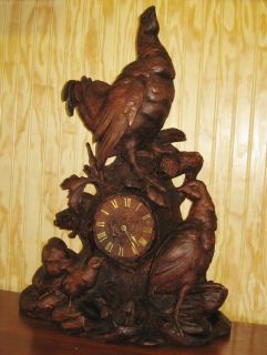 Magnificent Carved Black Forest Clock