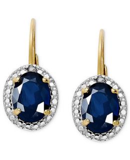 Victoria Townsend 18k Gold Over Sterling Silver Earrings, Sapphire (2