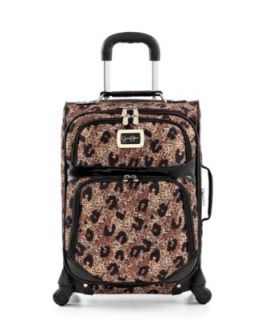 Jessica Simpson Suitcase, 20 Leopard Rolling Carry On Expandable