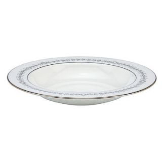 Marchesa by Lenox Dinnerware, Empire Pearl Rim Soup Bowl   Fine China