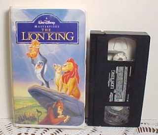 Lion King, Little Mermaid, Pinocchio, Toy Story, Tom and Jerry VHS
