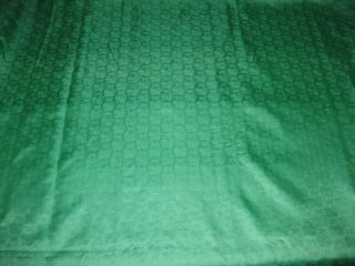 Pure Silk Brocade Fabric Sea Green Color Tone on Tone