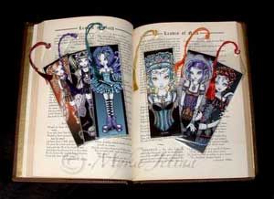 Green Tattoo Angel Fairy Fantasy Art Bookmark Malory