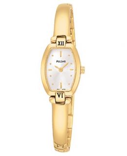 Pulsar Watch, Womens Gold Tone Stainless Steel Bracelet PEGA68