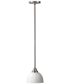 Murray Feiss Lighting, Brushed Steel Dome Pendant