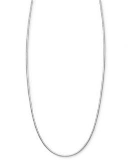 Giani Bernini Sterling Silver Necklace, 16 20 Round Snake Chain