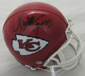 Marcus Allen Kansas City Chiefs Autographed Signed Mini Helmet HOF 03