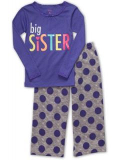 Carters Kids Pajama Set, Girls and Little Girls Big Sister Tee and