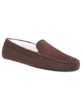 Isotoner Slippers, Microsuede Driving Moc Slipper with Memory Foam