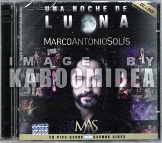 CD + DVD MARCO ANTONIO SOLIS Una Noche De Luna En Vivo Desde Buenos