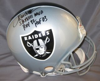 Marcus Allen Autographed Raiders Proline Helmet HOF Roy