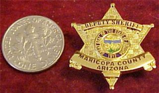 Maricopa County Arizona Sheriff Badge Mini Sheriff Joe