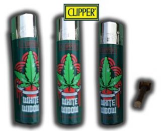 / Pipe / Cigarette Lighter   White Widow Marijuana / Cannabis Design