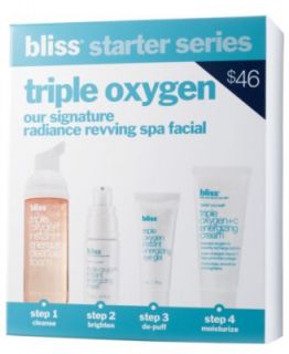 bliss best in glow skincare value set