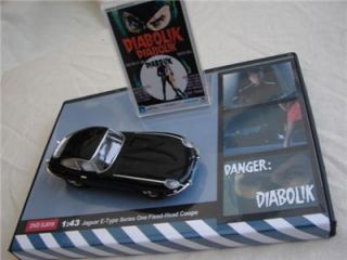 DIABOLIK 143 Black Jaguar E Type XK E XKE DVD Diabolic MARIO BAVA