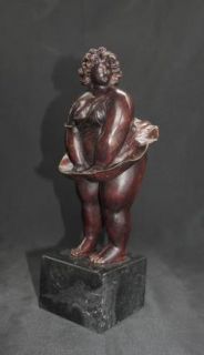 Plump Bronze Casting Female Marilyn Monroe Figurine