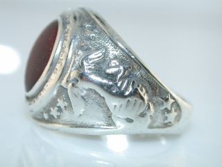 WWII United States Marine Corps ESPO Sterling Silver Ring