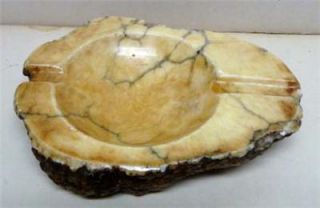 Ashtray Marble Hand Carved Made in Italy