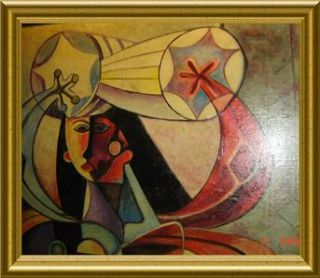 Cuba 100 Authentic Signed Mario Carreño Oil Painting
