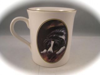 Pickering Collection Border Collie Black & White Coffee Mug England