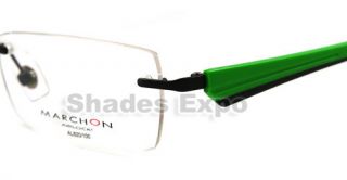 New Marchon Eyeglass RX Mr 820 100 Black Airlock 2 278