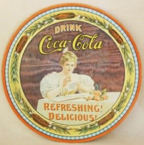 Coca Cola Coke 75th Anniversary Commemerative Tray Hilda Clark