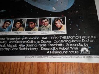 This is a lot of TWO (2) original studio issued STAR TREK promotional