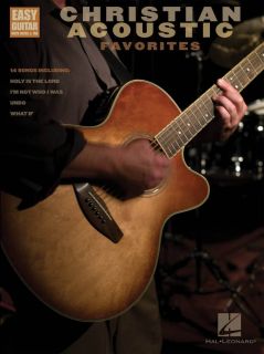 Christian Acoustic Favorites Easy Guitar Song Book Tab