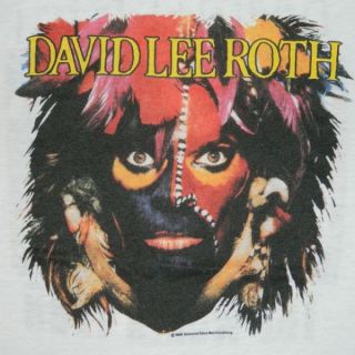 1986 David Lee Roth Vtg Concert T Shirt Eat Em and Smile Tour Van