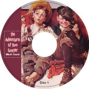 The Adventures of Tom Sawyer by Mark Twain 6 Audio CDs