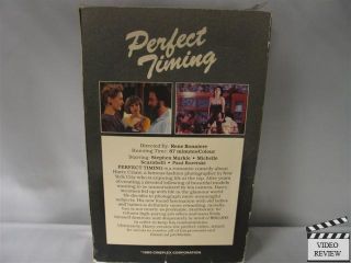 Perfect Timing VHS Stephen Markle Michelle Scarabelli