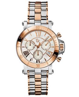 Gc Swiss Made Timepieces Watch, Womens Chronograph Femme Two Tone