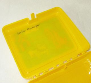 Plastic Animated Dog Lunchbox School Lunch Box Marmaduke? Yellow Cute