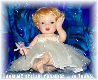 OOAK Marilyn Monroe Porcelain Doll Baby Marilyns First Christmas